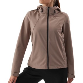 4F TSOFF152 Women's Softshell Jacket, Beige