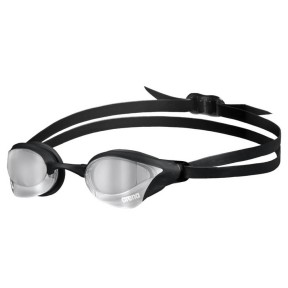 Arena Cobra Core Swipe Mirror, Silver/Black