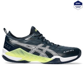 Asics Blast FF 3 Men's Indoor Shoes, French Blue/White