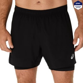 Asics Core 2in1 5" Running Shorts - Men's