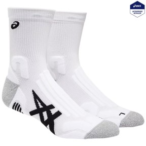 Asics Court+ Tennis Crew Socks, White