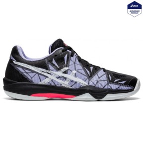 Asics Gel-Fastball 3 Women's indoor Shoes, Black/White