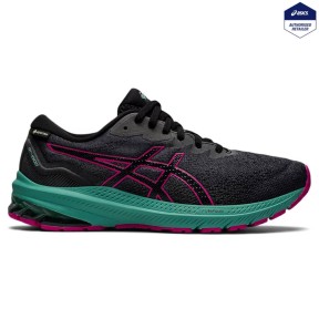 Asics GT-1000 11 GTX Women's Running Shoes, Black/Fuchsia Red