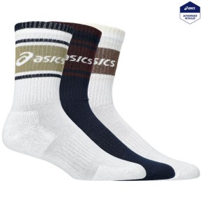 Asics Logo Crew 3pair Sports Socks - Unisex