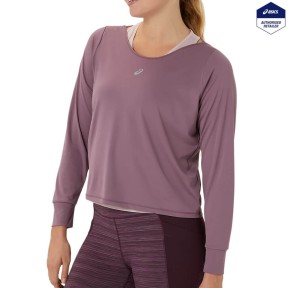 Asics Nagino Run LS Top Women's, Dusty Mauve/Watershed Rose
