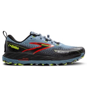 Brooks Cascadia 18 Men's Trail Shoes, Citadel/Ebony/Lime