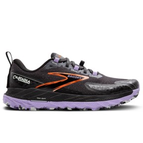 Brooks Cascadia 18 Women's Trail Shoes, Ebony/Sweet Lavender/Copper