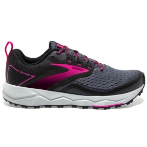 Brooks Divide 2 Women's Trail Running Shoes, Black/Ebony/Pink