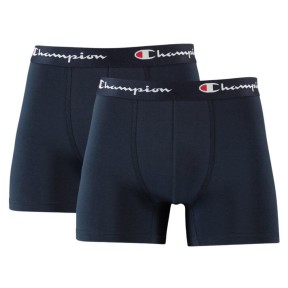 Champion Short Trunk Men's 2pk, Dark Blue