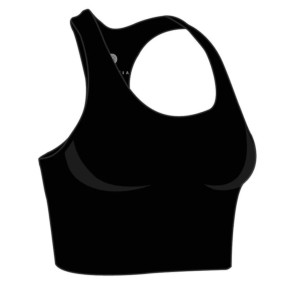 Endurance Athlecia Franz Sports Bra, Black
