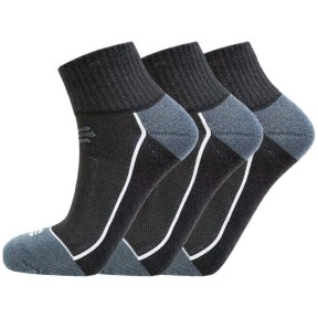 Endurance Avery Quarter Socks 3-pack, Black
