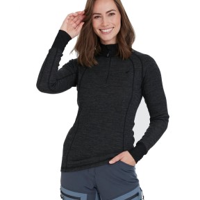 Endurance Candee Women's Merino Wool Ski Pulli, Nightshade