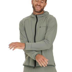 Endurance Virtus Smith Men's Hyperstretch Jacket, Smoked Sadge