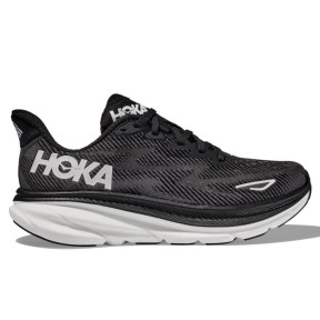 Hoka Clifton 9 Men's, Black/White