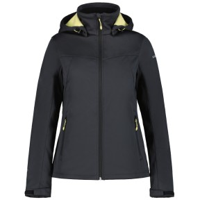 Icepeak Boise Women's Softshell Jacket, Black/Yellow