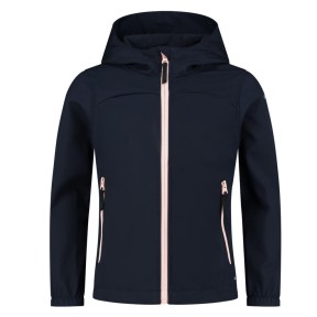 Icepeak Kobryn Jr Girls Softshell jakcet, navy/pink