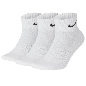 Nike Cushioned Ankle Socks, 3 Pairs, White