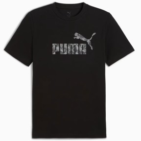 Puma Essentials Camo Men's T-Shirt, black