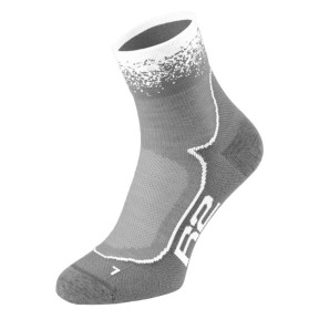R2 Grace Women's Bike Socks, Grey/White