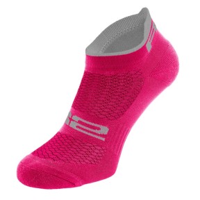 R2 Tour Women's Bike Socks, Pink/Grey