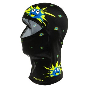 Relax Winter Balaclava Shield Kids, Black/Yellow/Blue