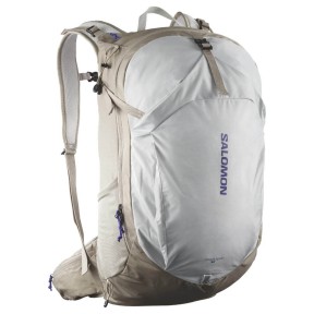 Salomon Trailblazer 30 Unisex Hiking Bag, Vintage Khaki/Glacier Gray