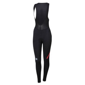 Sportful Fiandre Norain Women's Bibtights, Black/Red