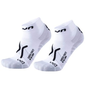UYN Run Super Fast Women's Socks, White/Black