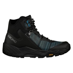 Viking Cerra Rolling Mid GTX Men's Hiking Shoes, Black/Aqua