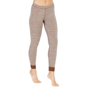Whistler Camea Women's Merino Baselayer Pants, Grey Melange