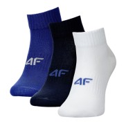 4F USOCM499 3pack Crew Casual Socks - Boys