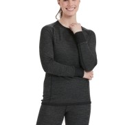 Endurance Whistler Brandi Women's Merino Baselayer Top, Grey