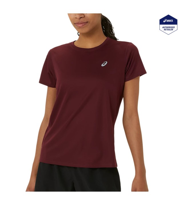 Asics Core SS Women's Top, Deep Mars