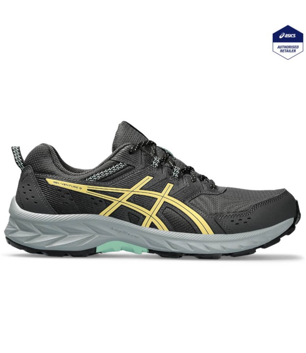 Asics Gel-Venture 9 Men's Shoes, Graphite Grey/Faded Yellow
