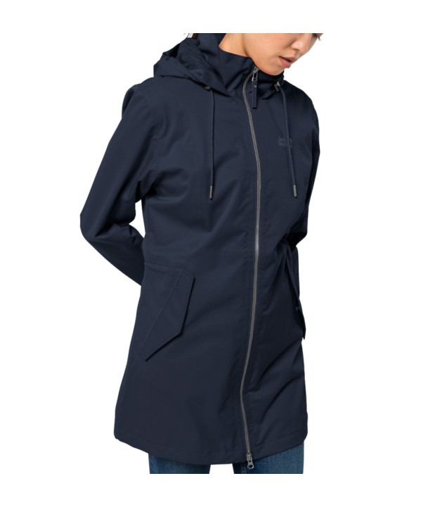 Jack Wolfskin Dakar Women's Hardshell Parka, Midnight Blue