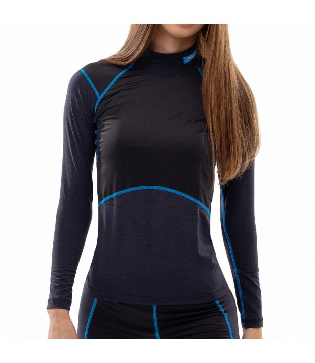 KV+ Julier Top Women's Baselayer, Black/Petrol