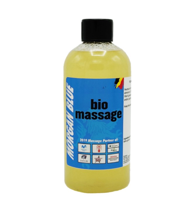 Morgan Blue Bio Massage Oil 500ml, Almond