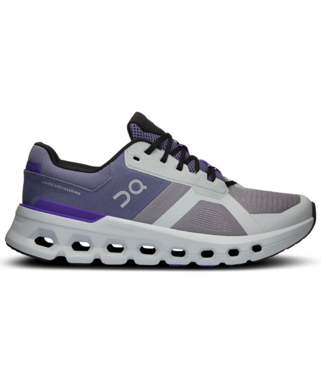 On Cloudrunner 2 Men's Shoes, Fossil/Indigo