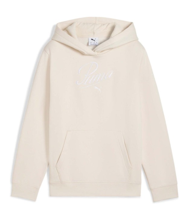 Puma Essentials Script Youth Hoodie, snow