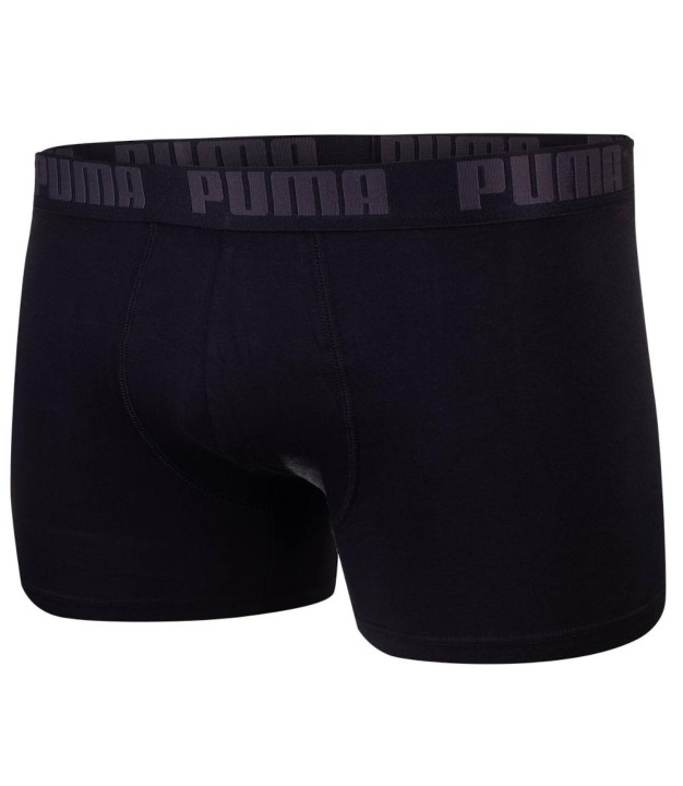 Puma Everyday Men's Basic Boxer, 2 pack black