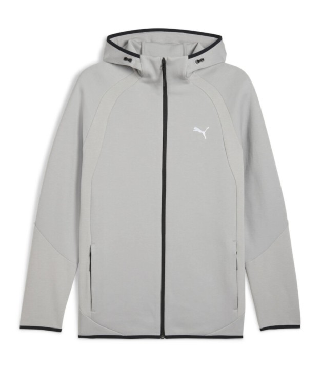 Puma Evostripe Men's Hoodie, grey echo