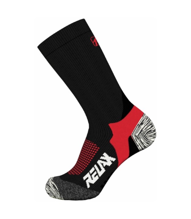 Relax Ski Socks Nordic, Black/Red