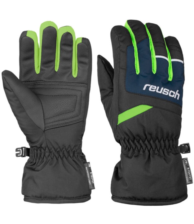 Reusch Bennet R-Tex® XT Junior, Black/Blue/Green
