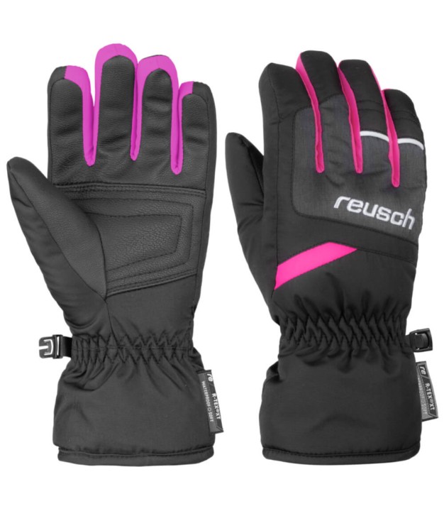 Reusch Bennet R-Tex® XT Junior Gloves, Black/Pink