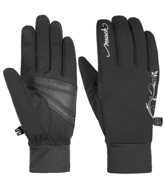 Reusch Saskia Touchtec Women's Gloves, Black/Silver