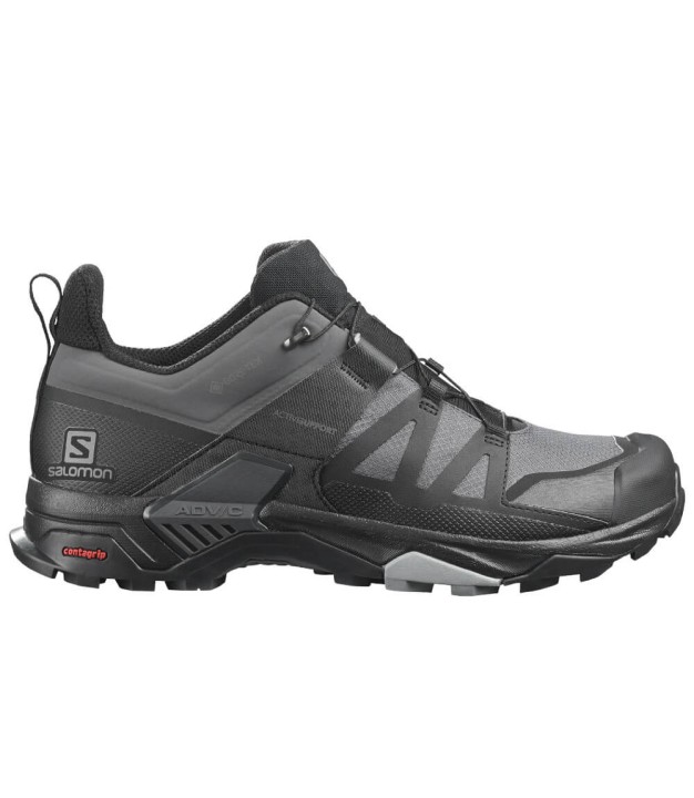Salomon X Ultra 4 GTX Men's Hiking Shoes, Magnet/Black