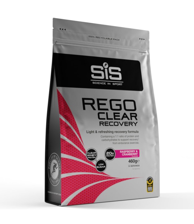 Sis GO Rego CLEAR Recovery, raspberry-cranberry 460g